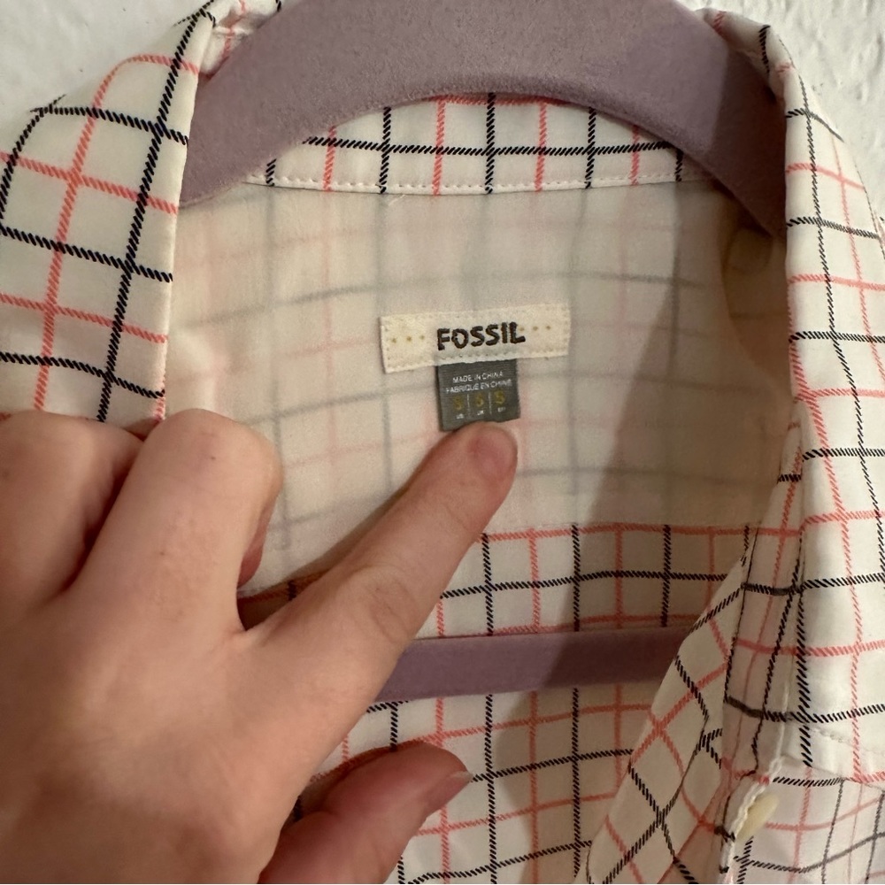 Fossil Women’s 100% Silk Button Shirt